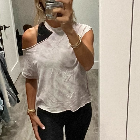 NWT RTA asymmetric tie dye muscle tee - XS - Picture 7 of 7